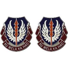 193rd Aviation Regiment Unit Crest (Ku Wela Ka Hao)